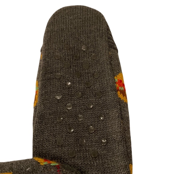 Northeast Outfitters Men's Cozy Cabin Slippers Sz L (8-12.5) Charcoal Non Slip - Picture 4 of 5